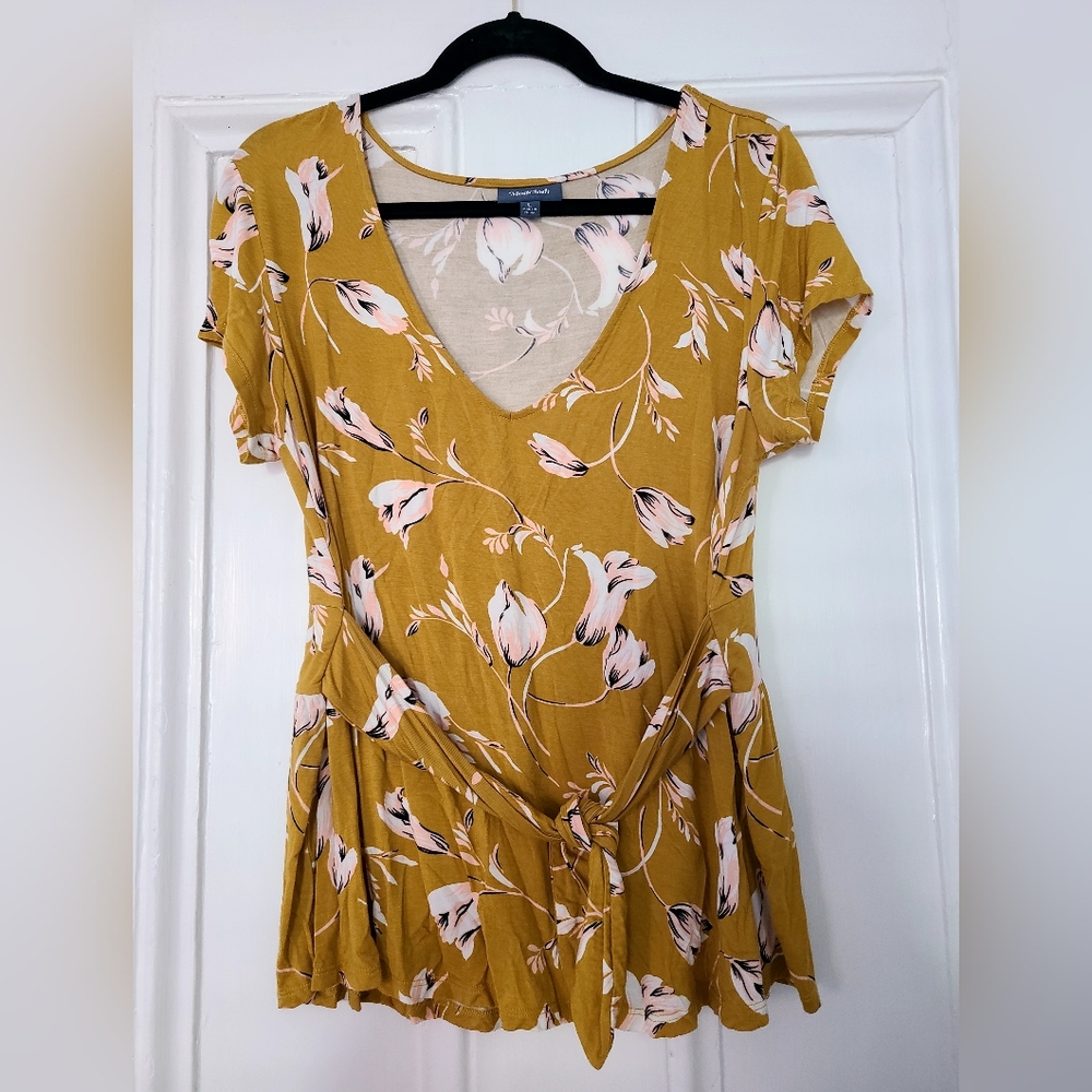 Modcloth Easily Leisurely Top LARGE EUC
